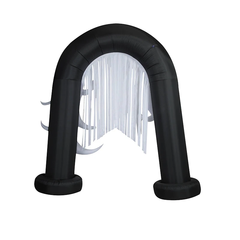 9ft. Airblown® Halloween Inflatable Ghost Archway with Flickering Black Lights & Metallic Streamers