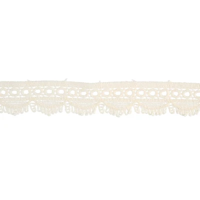 1.0625" Ivory Crochet Lace Trim by Celebrate It®
