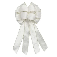 20.5" Cream Shimmer Tree Bow by Celebrate It®