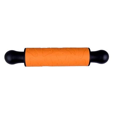 Orange & Black Ghost Silicone Rolling Pin by Makery™