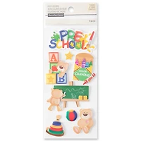 12 Pack: Dimensional Preschool Stickers by Recollections™