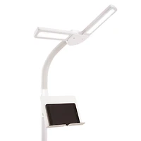 OttLite  Dual Shade LED Floor Lamp with USB Charging Station