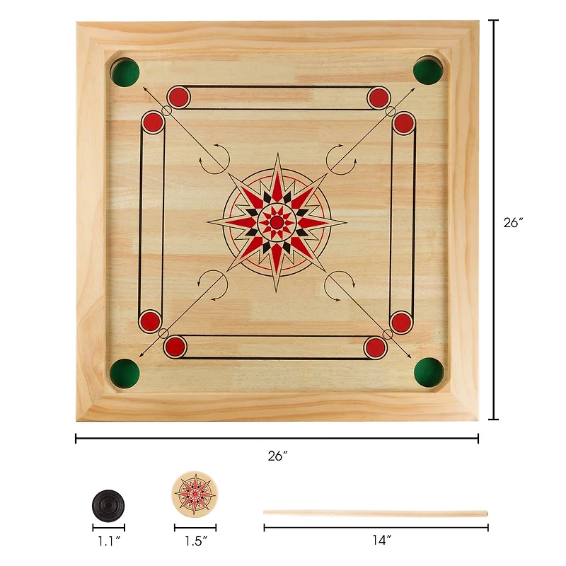 Toy Time Carrom Board Game