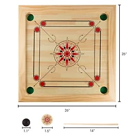 Toy Time Carrom Board Game