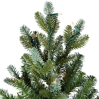 7.5ft. Pre-Lit Real Touch™️Full Blue Spruce Artificial Christmas Tree, Clear Lights