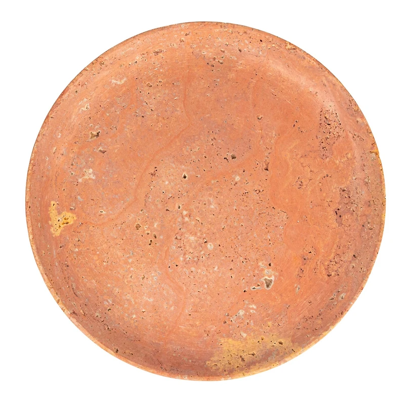 Hello Honey® 12" Red Travertine Elegance Food Tray