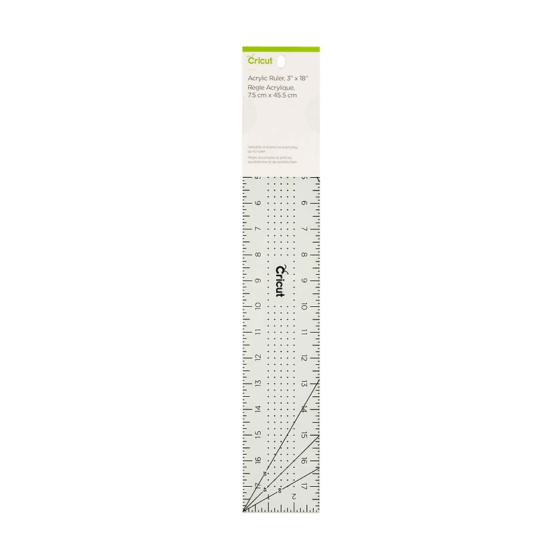 Cricut® Mint Acrylic Ruler, 3" x 18"