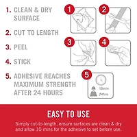 8 Pack: VELCRO® Brand Sticky Back White Tape, 5ft.