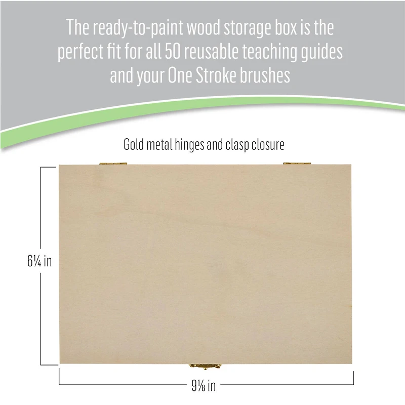 Let's Paint with FolkArt® One Stroke™ A-Z of Floral Painting Kit