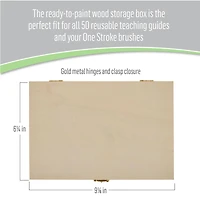 Let's Paint with FolkArt® One Stroke™ A-Z of Floral Painting Kit