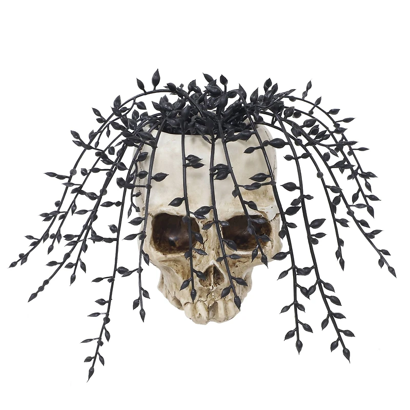 5" Potted String of Pearls in Skull by Ashland®