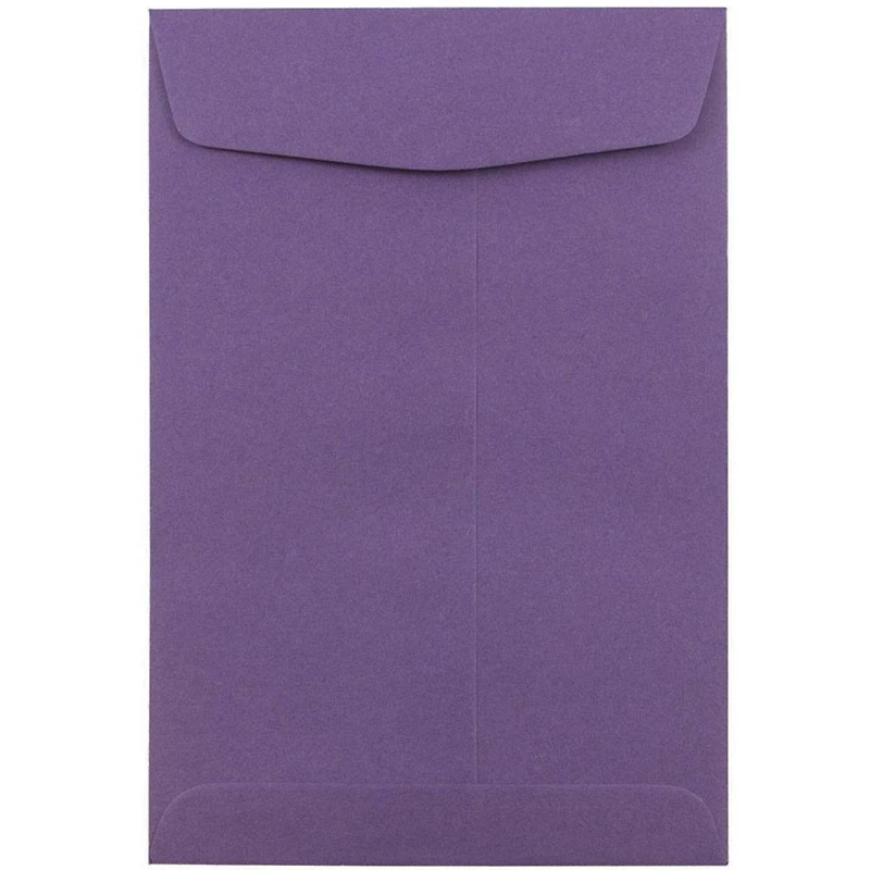 JAM Paper 6" x 9" Dark Purple Open End Catalog Premium Envelopes