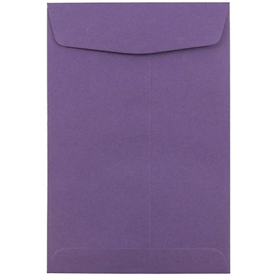 JAM Paper 6" x 9" Dark Purple Open End Catalog Premium Envelopes