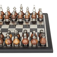 Black Aluminum Contemporary Game Set