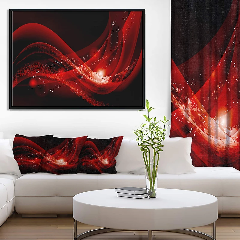 Designart - Dark Red Vector Illustration