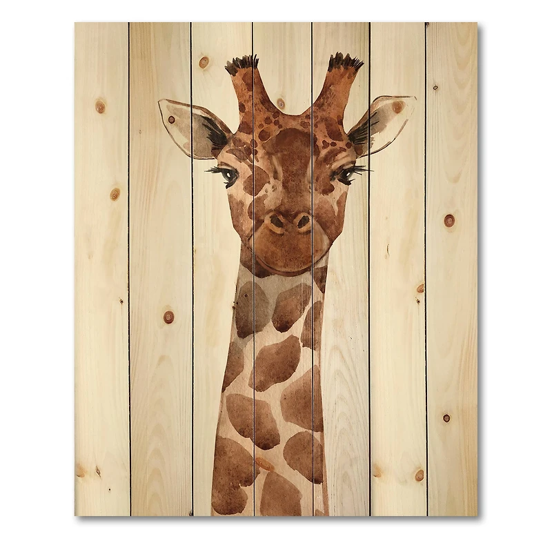 Designart - Portrait of A Giraffe X