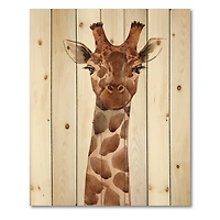 Designart - Portrait of A Giraffe X