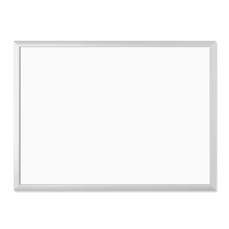 U Brands Silver Aluminum 24" x 18" Framed Magnetic Dry Erase Board