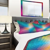 Designart 'Geometric Pattern' Modern & Contemporary Bedding Set