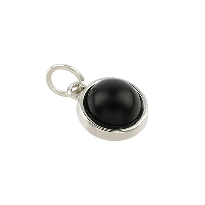 Round Obsidian Charm by Bead Landing™