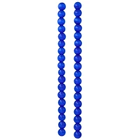 12 Packs: 34 ct. (408 total) Cobalt Blue Cat's Eye Glass Round Beads, 8mm by Bead Landing™