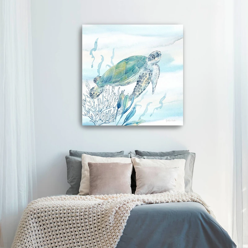 Great Blue Sea IV Canvas Giclee