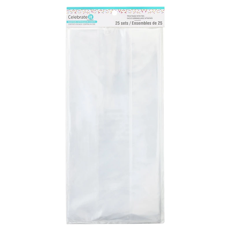 24 Packs: 25 ct. (600 total) Mini Loaf Treat Bags by Celebrate It®