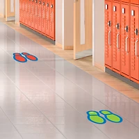 Hand2mind® Social Distance Footprints Floor Decals, 16ct.