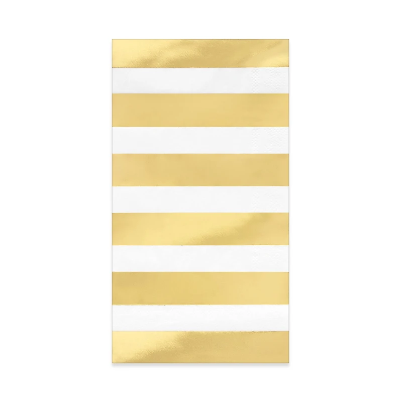 Gold Foil Stripes Paper Napkins by Celebrate It™, 16ct.