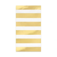 Gold Foil Stripes Paper Napkins by Celebrate It™, 16ct.