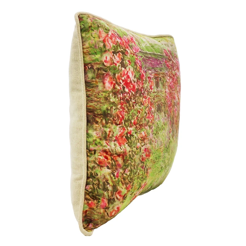 16" Impressionist Floral Softline Throw Pillow by Ashland®