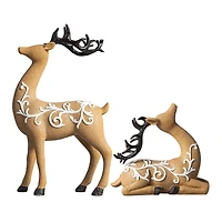 Glitzhome® Reindeer Table Décor Set