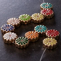 Mixed Daisy Beads, 12mm by Bead Landing™