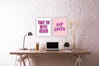 Stupell Industries Time To Wine Down Wood Wall Plaque