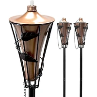 Sorbus 60" Matney Copper Outdoor Torches, 2ct.