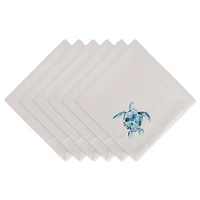 DII® Turquoise Turtle Cloth Dinner Napkins, 6ct.