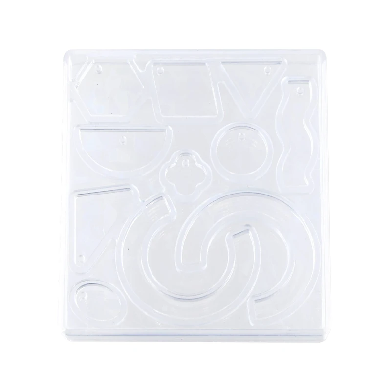 Blue Moon Studio™ UV Resin Craft Holographic Basic Shapes Silicone Mold