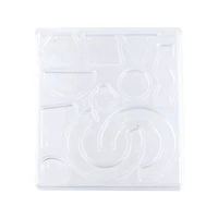 Blue Moon Studio™ UV Resin Craft Holographic Basic Shapes Silicone Mold