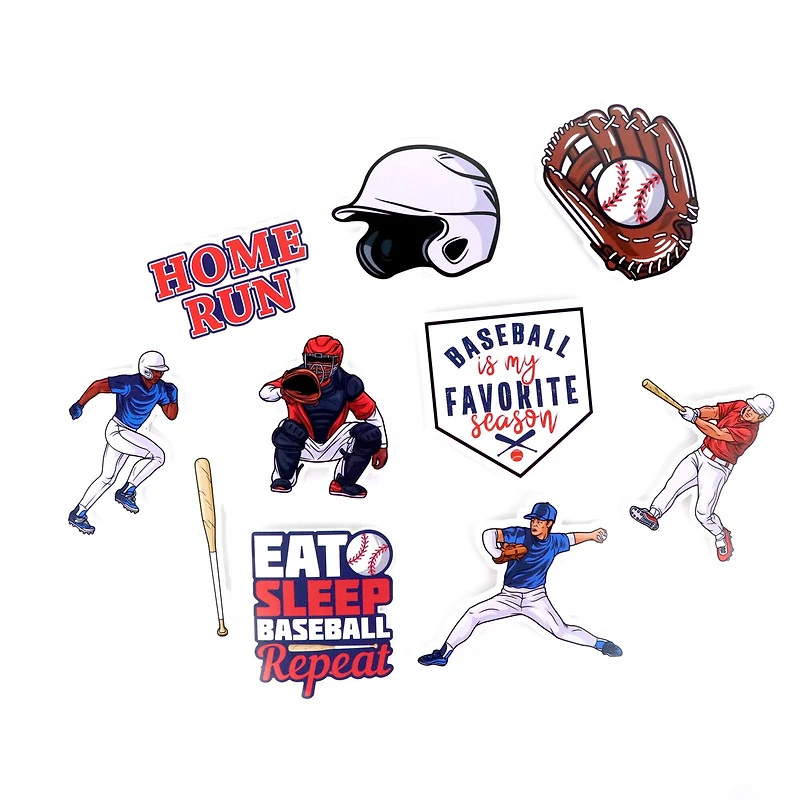 Baseball Vinyl Die Cut Stickers by Recollections™