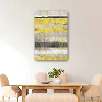 Celadon Dreams I Yellow Canvas Giclee