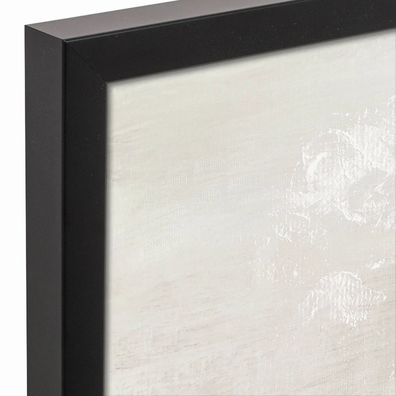 Warm Landscape 31.73" x 21.73" Black Framed Canvas