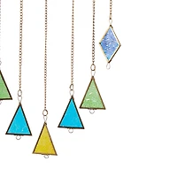 Multi Aluminum Contemporary Windchime 44" x 12" x 3"