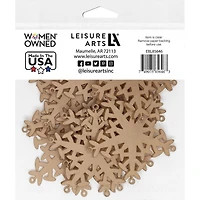 Essentials by Leisure Arts 3" Snowflake Clear Acrylic Ornaments, 10ct.