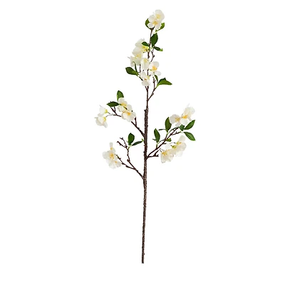 38" White Blossom Flower Stems, 3ct.