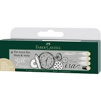 10 Pack: Faber-Castell® PITT Artist Pen® Black & White Set