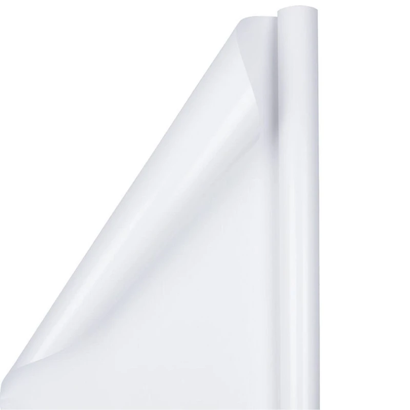 JAM Paper Matte White Holiday Gift Wrap Paper, 4ct.