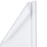 JAM Paper Matte White Holiday Gift Wrap Paper, 4ct.