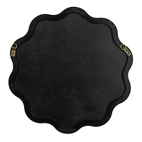 Hello Honey® 23.75" Green Scalloped Wavy Wall Mirror