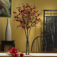 3ft. Red Cherry Blossoms in Vase