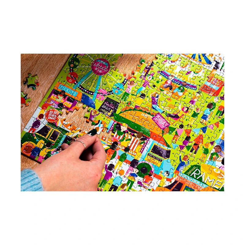 Food Trucks Jigsaw Puzzle: 500 Pcs
